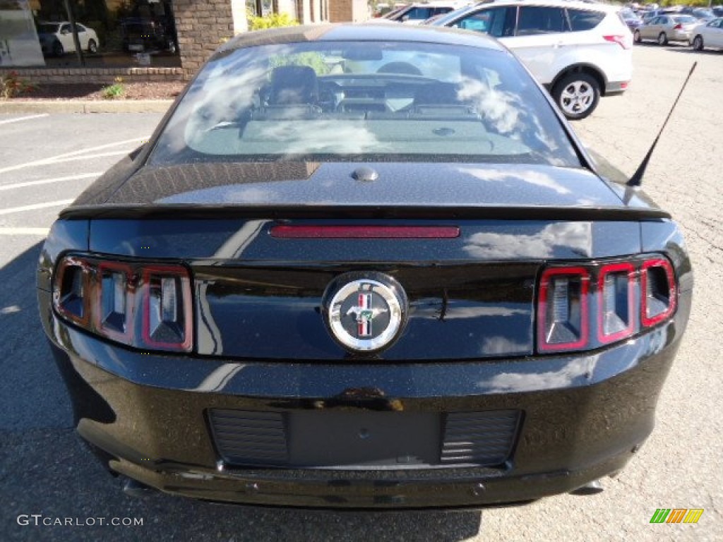2013 Mustang V6 Premium Coupe - Black / Charcoal Black photo #3