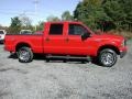 2005 Red Clearcoat Ford F250 Super Duty FX4 Crew Cab 4x4  photo #13