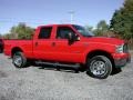 2005 Red Clearcoat Ford F250 Super Duty FX4 Crew Cab 4x4  photo #14