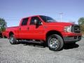 2005 Red Clearcoat Ford F250 Super Duty FX4 Crew Cab 4x4  photo #15