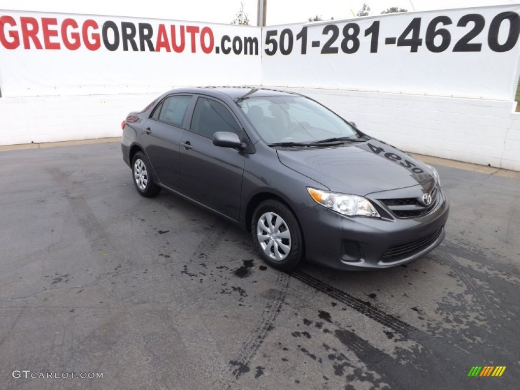 2013 Corolla L - Magnetic Gray Metallic / Ash photo #1