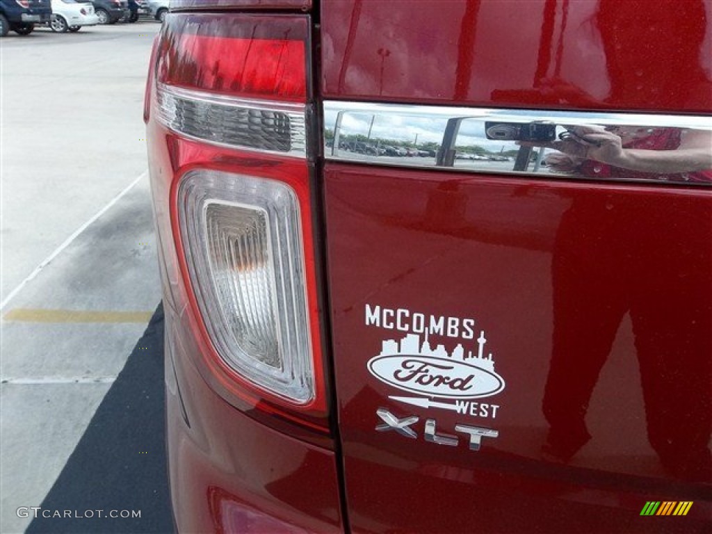 2013 Explorer XLT - Ruby Red Metallic / Medium Light Stone photo #6