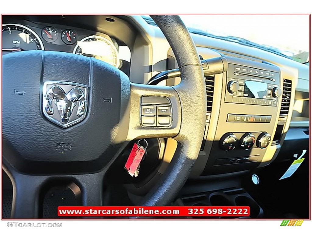 2012 Ram 1500 Express Crew Cab - Black / Dark Slate Gray/Medium Graystone photo #16