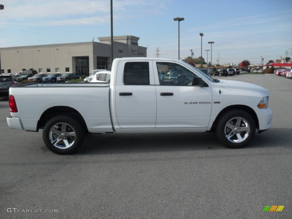 Bright White 2012 Dodge Ram 1500 Express Quad Cab Exterior Photo #72185218