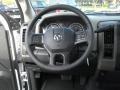 Dark Slate Gray/Medium Graystone 2012 Dodge Ram 1500 Express Quad Cab Steering Wheel