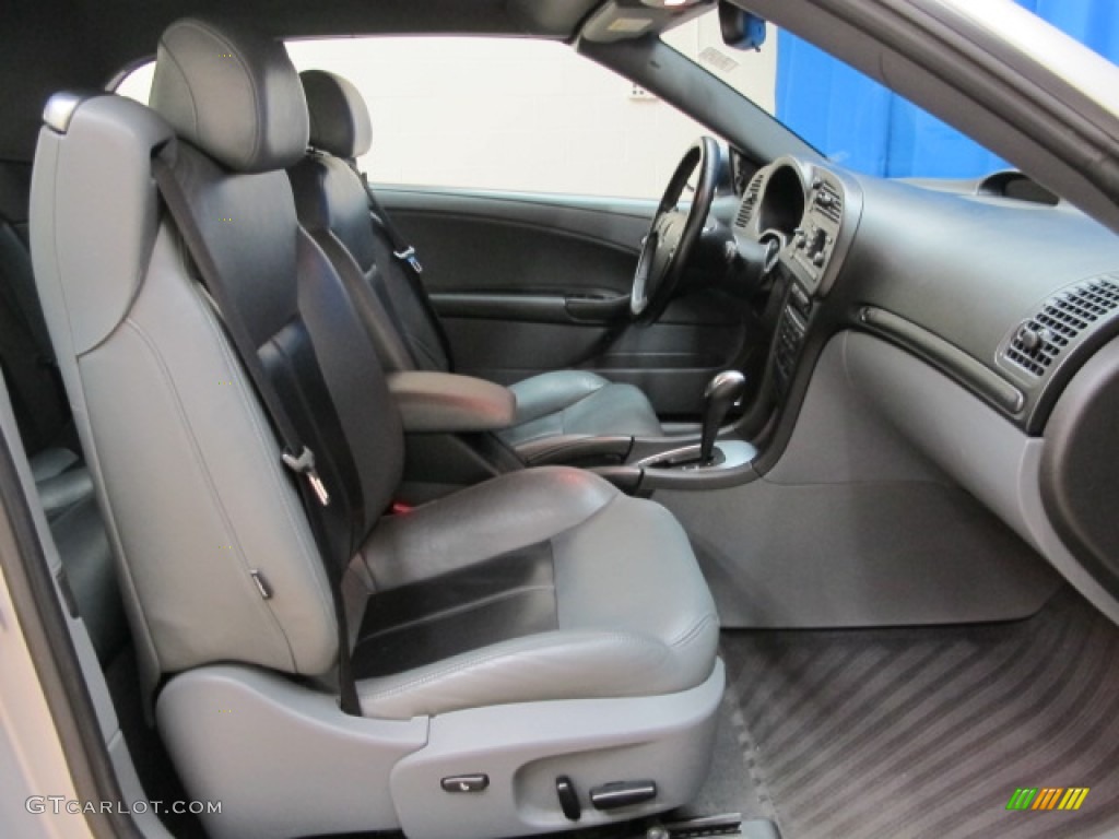 Slate Gray Interior 2004 Saab 9-3 Aero Convertible Photo #72186944