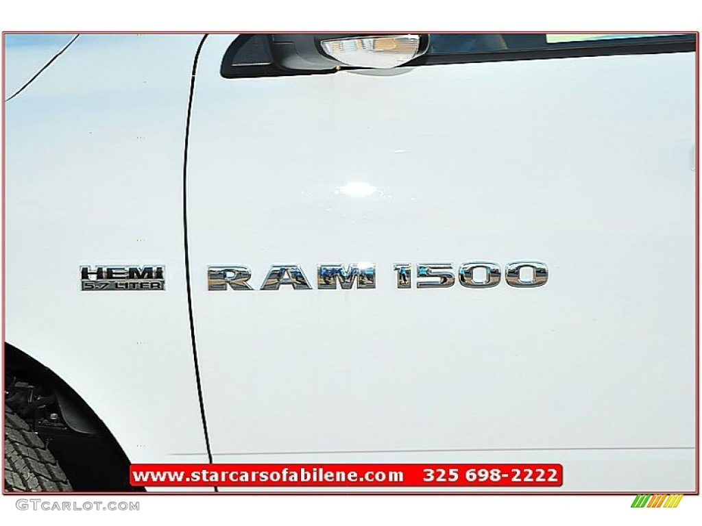 2012 Ram 1500 Big Horn Crew Cab - Bright White / Light Pebble Beige/Bark Brown photo #3
