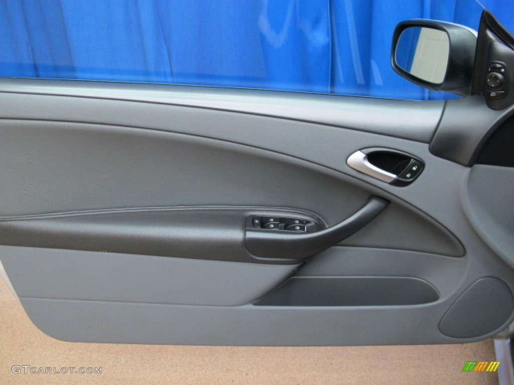 2004 Saab 9-3 Aero Convertible Slate Gray Door Panel Photo #72187254