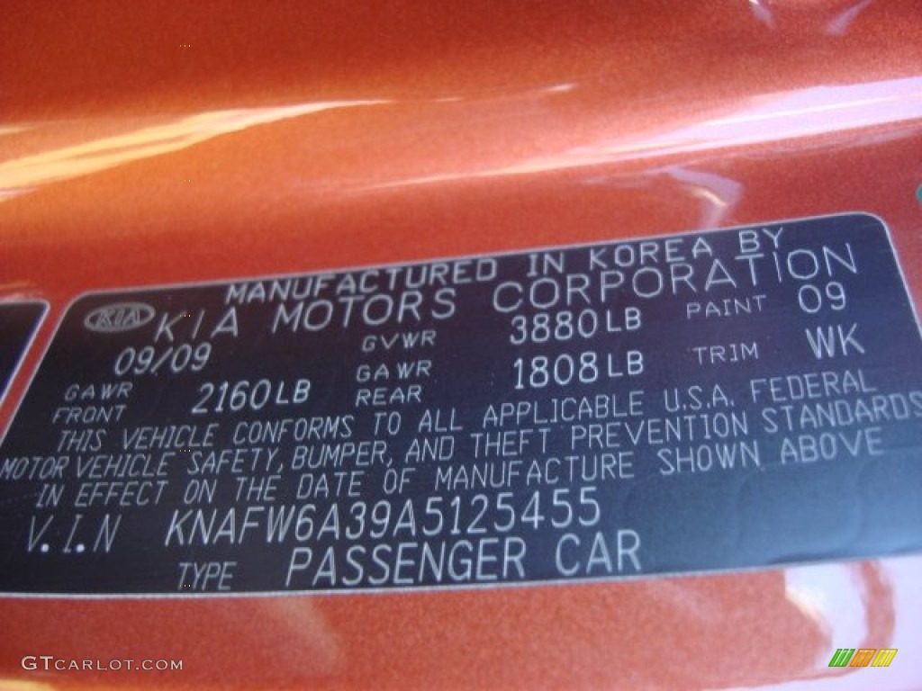 2010 Forte Koup SX - Copperhead / Black Sport photo #22