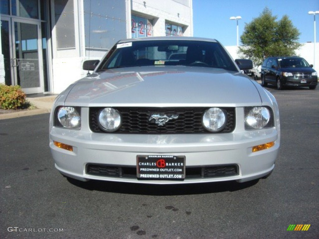 2007 Mustang GT Premium Coupe - Satin Silver Metallic / Dark Charcoal photo #8