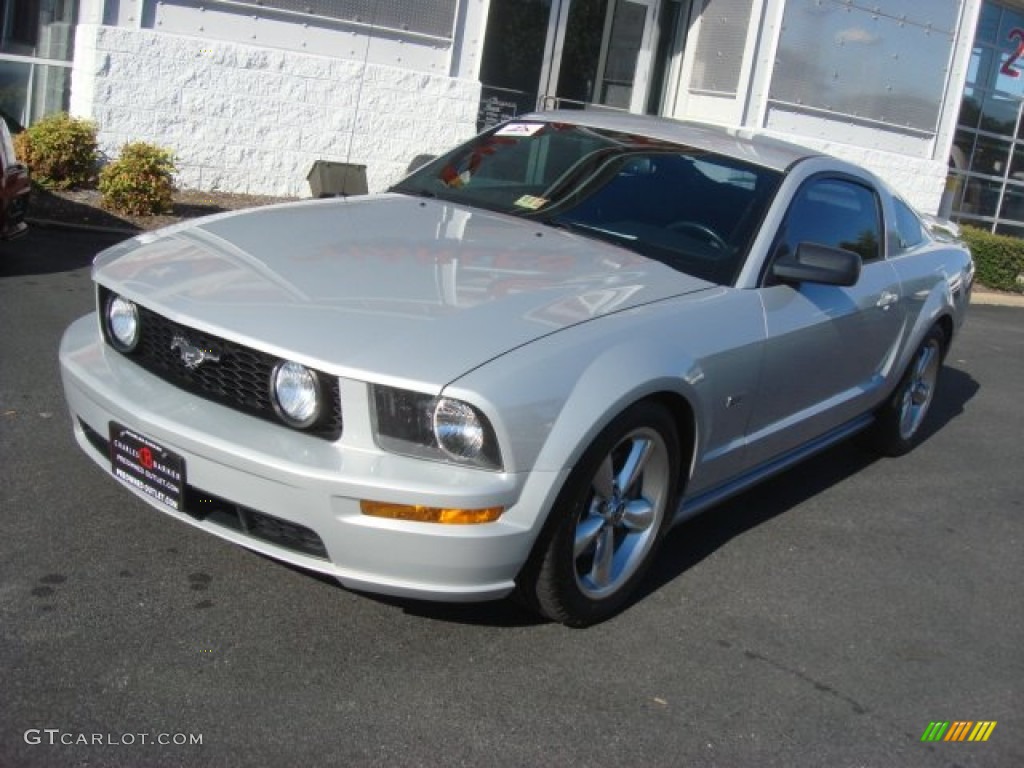 2007 Mustang GT Premium Coupe - Satin Silver Metallic / Dark Charcoal photo #9