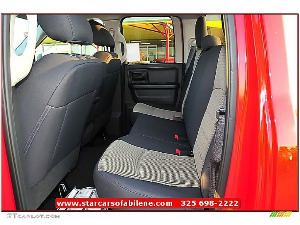2012 Ram 1500 Express Quad Cab 4x4 - Flame Red / Dark Slate Gray/Medium Graystone photo #20