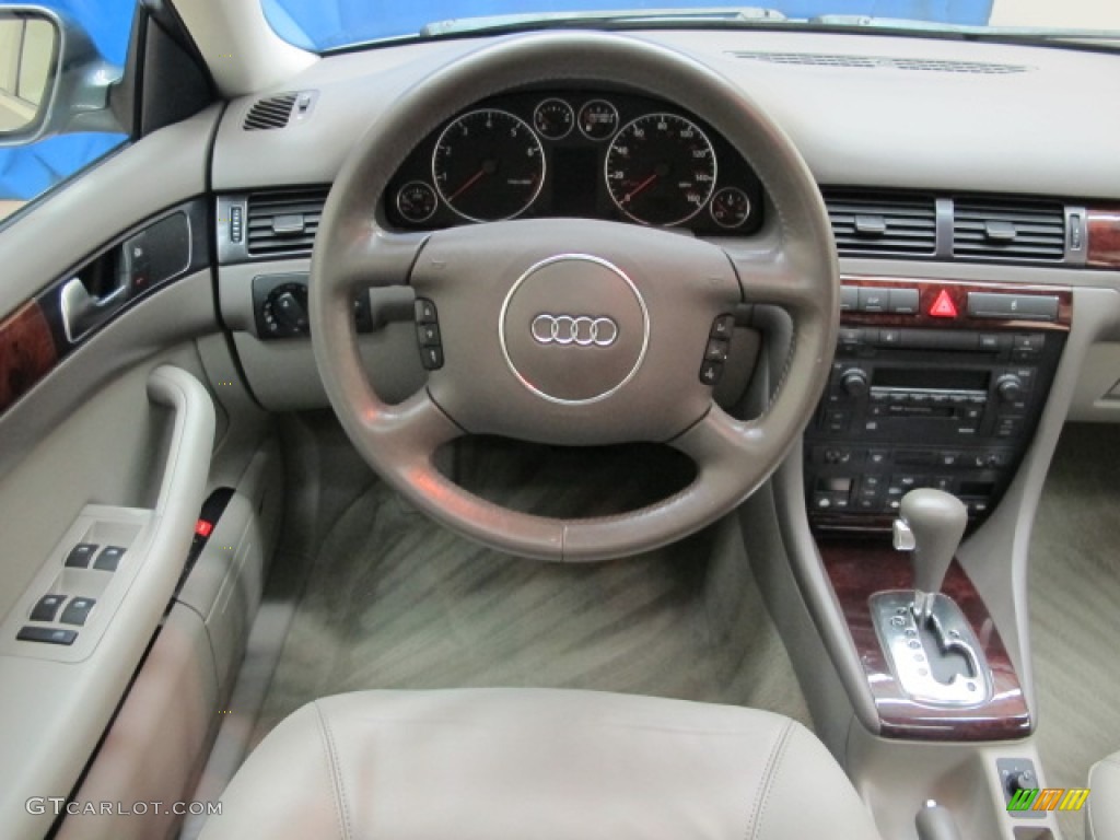 2004 A6 3.0 quattro Sedan - Dolphin Grey Metallic / Beige photo #25