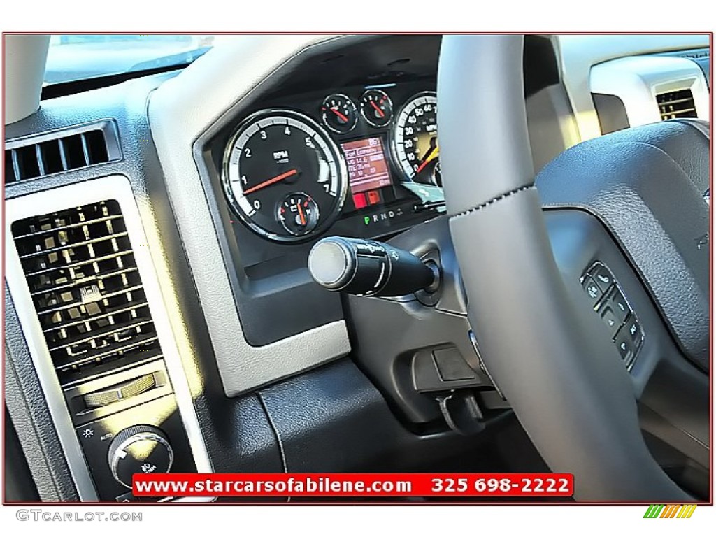 2012 Ram 1500 SLT Quad Cab 4x4 - Bright Silver Metallic / Light Pebble Beige/Bark Brown photo #16