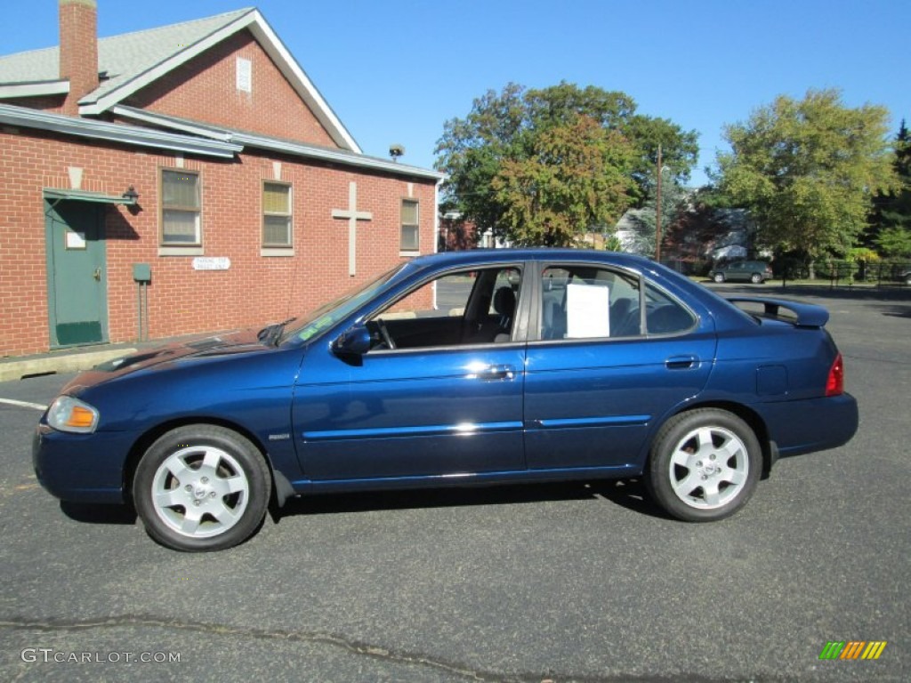 2006 Sentra 1.8 S Special Edition - Sapphire Blue Metallic / Charcoal photo #1