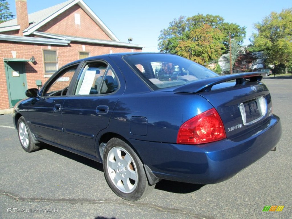 2006 Sentra 1.8 S Special Edition - Sapphire Blue Metallic / Charcoal photo #5