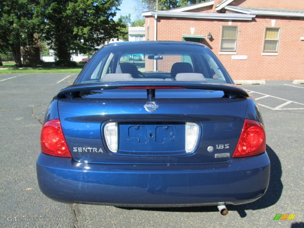 2006 Sentra 1.8 S Special Edition - Sapphire Blue Metallic / Charcoal photo #6
