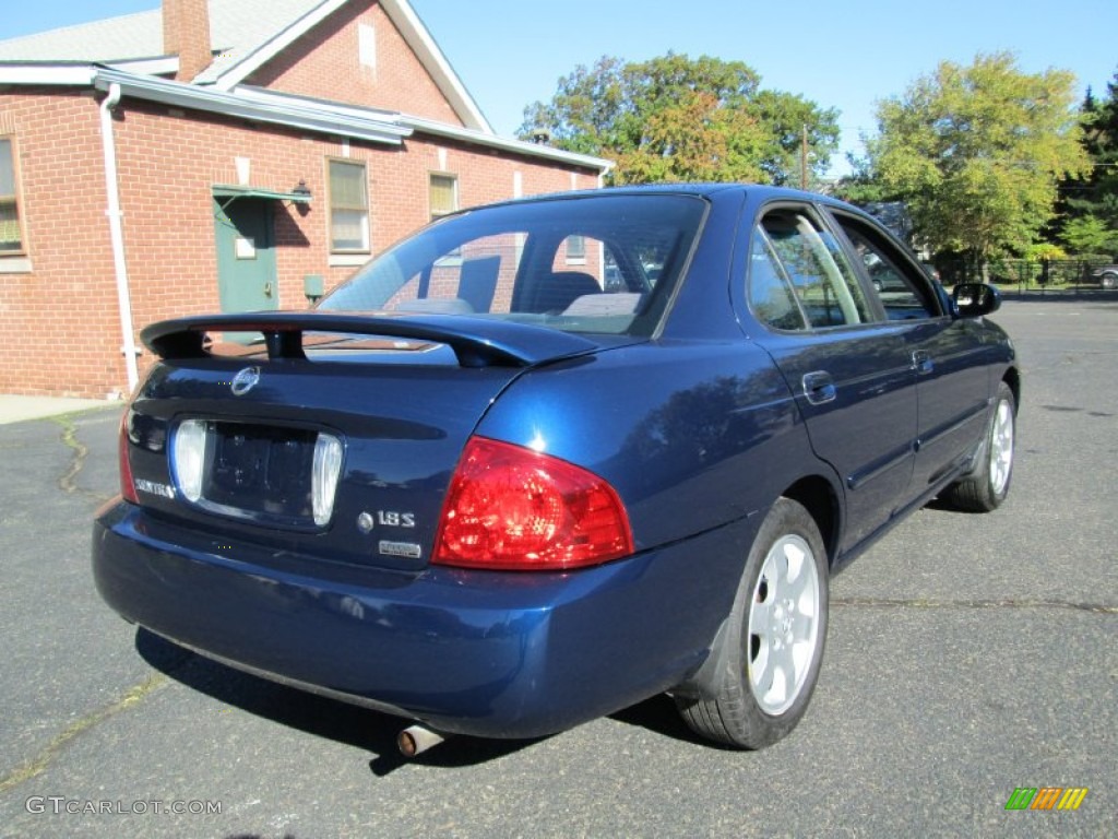 2006 Sentra 1.8 S Special Edition - Sapphire Blue Metallic / Charcoal photo #7