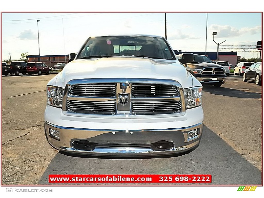 2012 Ram 1500 Lone Star Quad Cab 4x4 - Bright White / Light Pebble Beige/Bark Brown photo #10