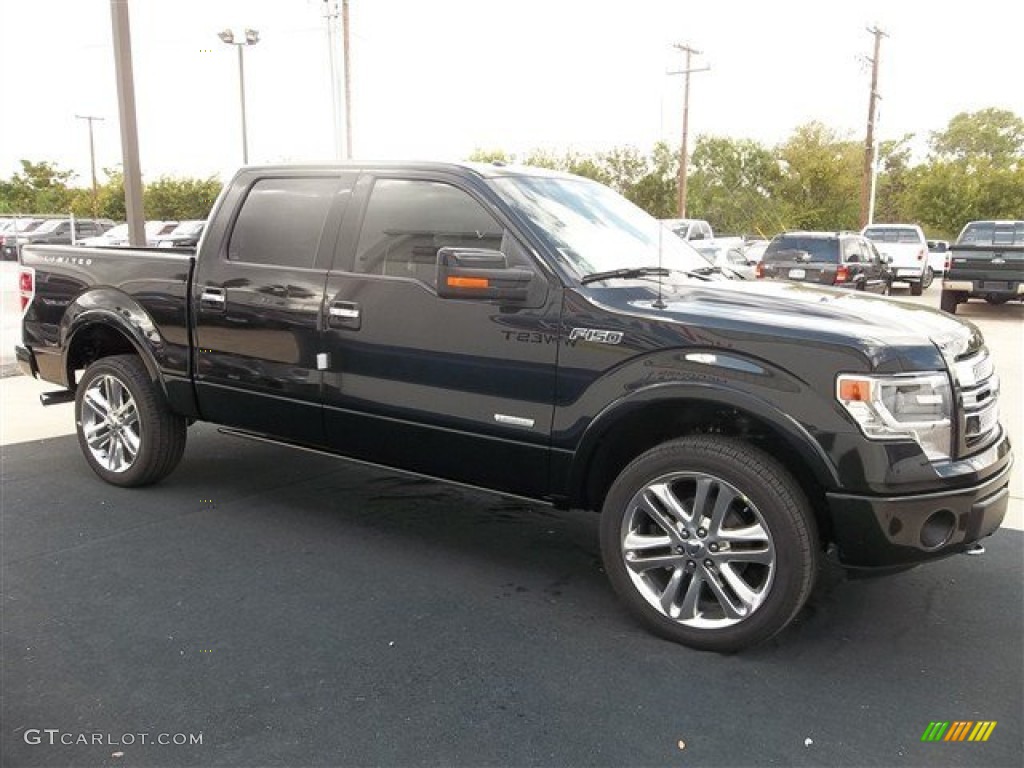 Tuxedo Black Metallic 2013 Ford F150 Limited SuperCrew 4x4 Exterior Photo #72191230