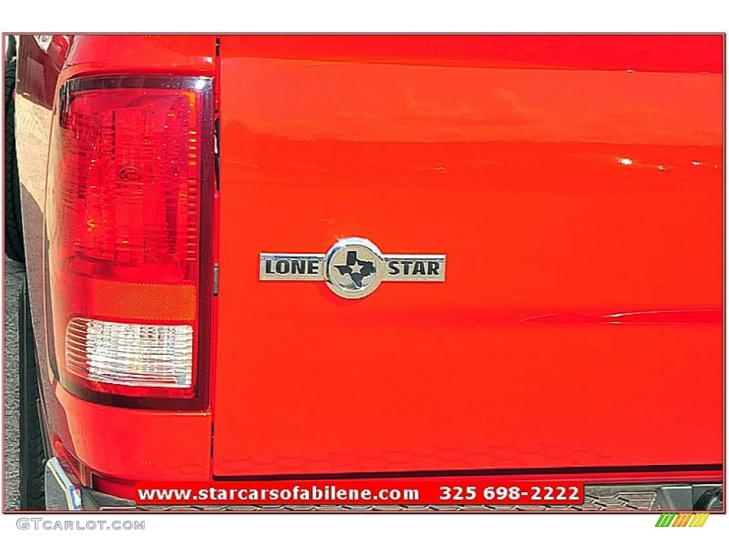 2012 Ram 1500 Lone Star Crew Cab - Flame Red / Dark Slate Gray/Medium Graystone photo #4