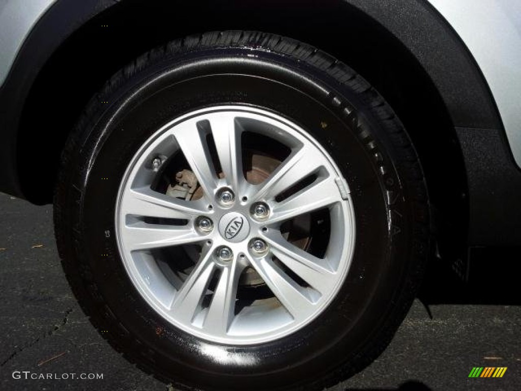 2011 Sportage LX AWD - Bright Silver / Alpine Gray photo #7