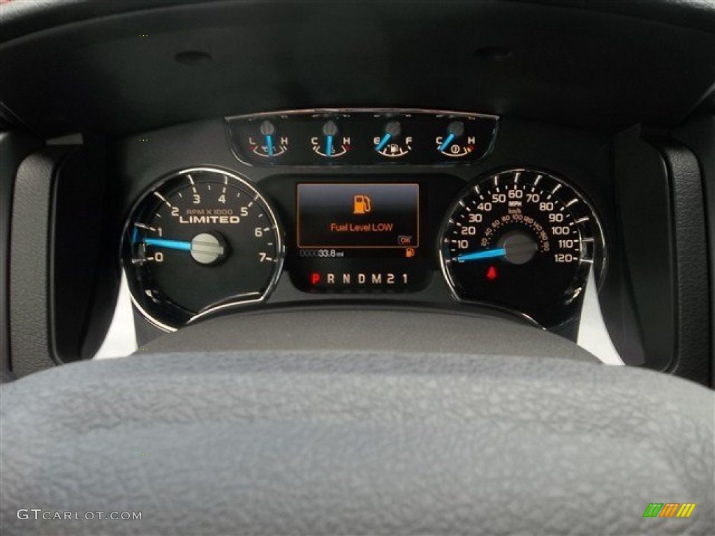 2013 Ford F150 Limited SuperCrew 4x4 Gauges Photo #72192120