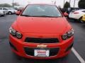 2012 Inferno Orange Metallic Chevrolet Sonic LS Hatch  photo #7
