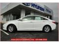 2013 Shimmering White Hyundai Sonata GLS  photo #2