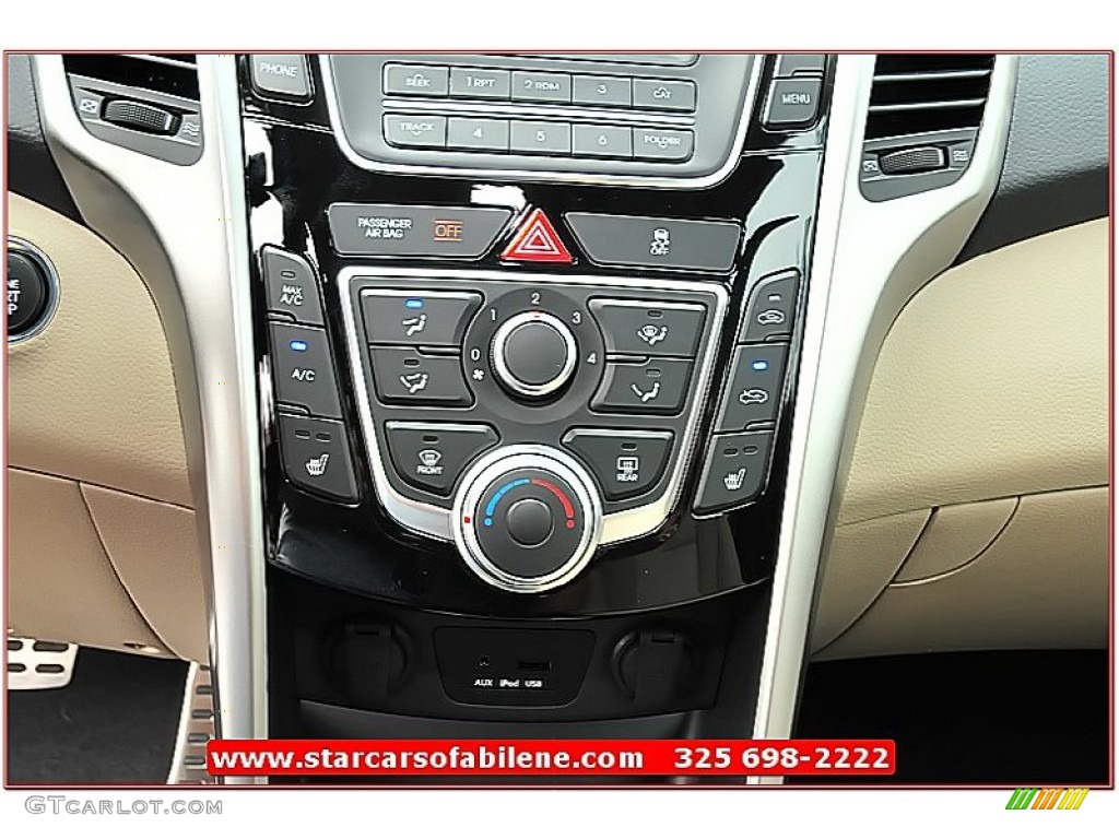 2013 Elantra GT - Monaco White / Beige photo #30