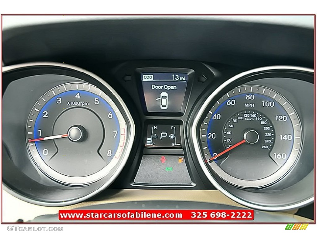 2013 Elantra GT - Monaco White / Beige photo #32