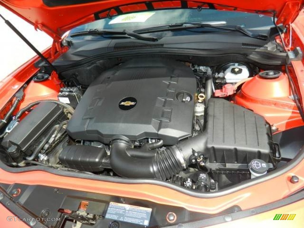 2010 Camaro LT/RS Coupe - Inferno Orange Metallic / Black photo #24