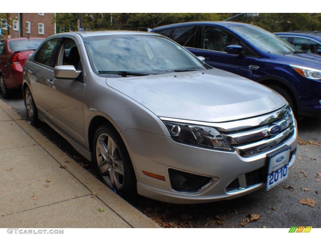 2010 Fusion Sport - Brilliant Silver Metallic / Charcoal Black/Sport Black photo #4
