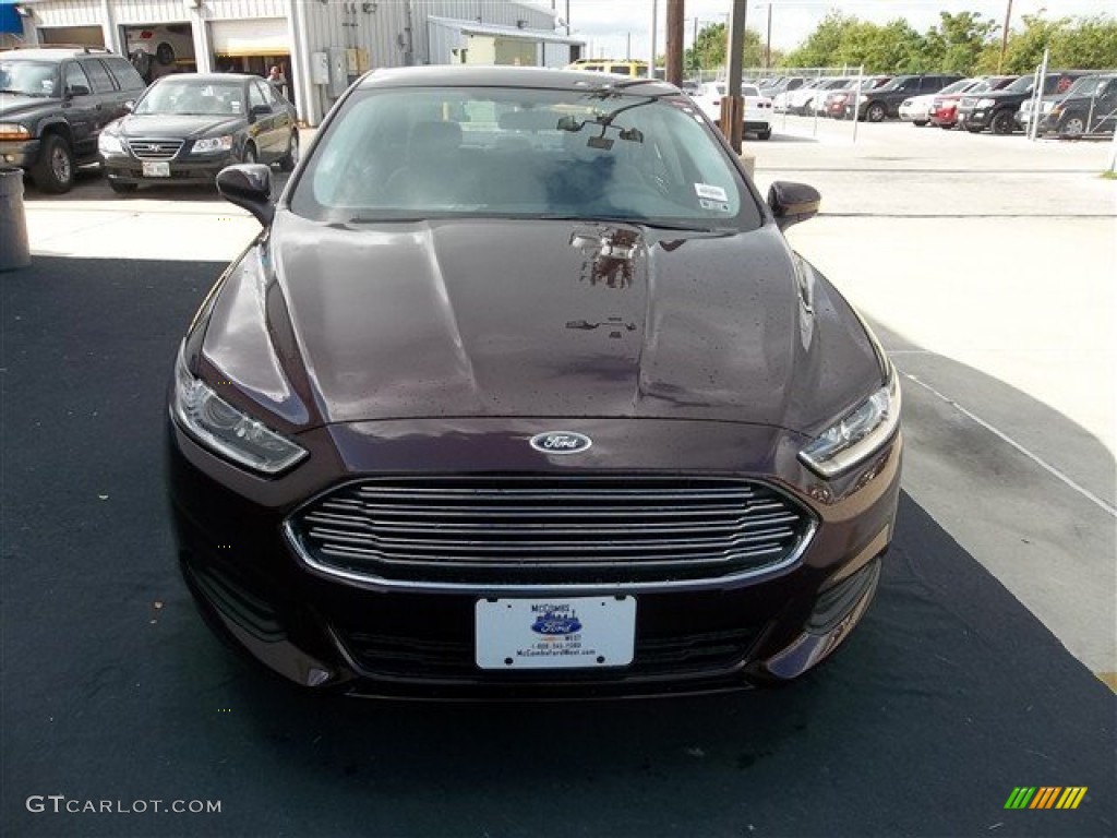 2013 Fusion S - Bordeaux Reserve Red Metallic / Earth Gray photo #14