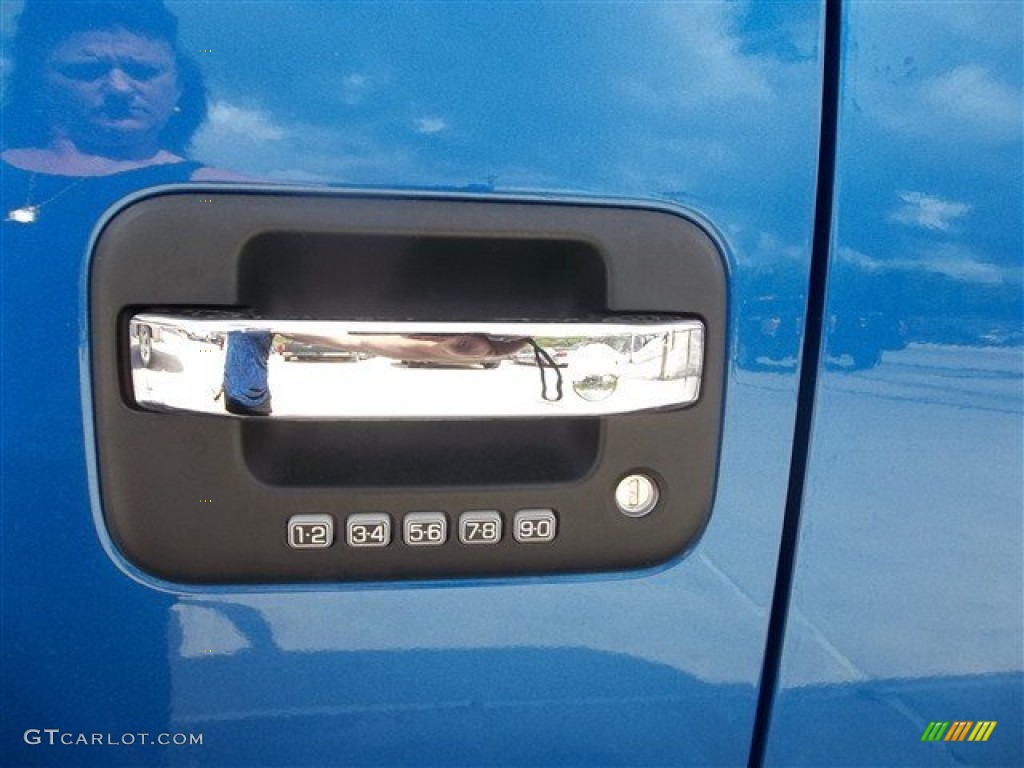 2012 F150 XLT SuperCrew - Blue Flame Metallic / Steel Gray photo #21