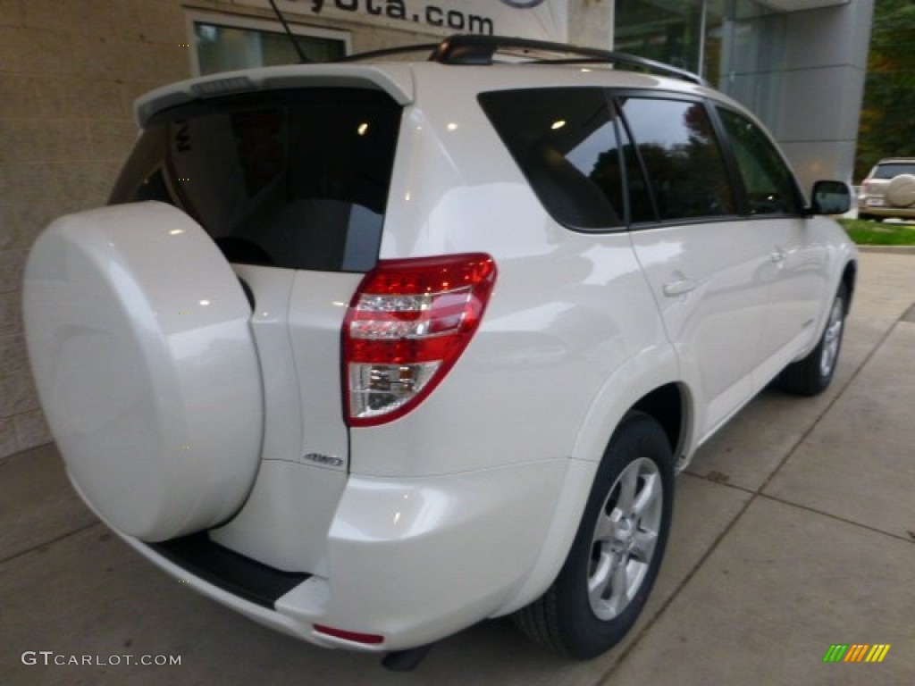 2012 RAV4 Limited 4WD - Blizzard White Pearl / Ash photo #2