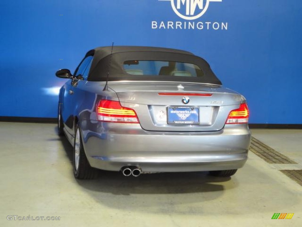 2009 1 Series 128i Convertible - Space Grey Metallic / Grey Boston Leather photo #6