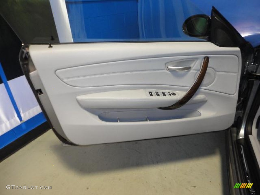 2009 1 Series 128i Convertible - Space Grey Metallic / Grey Boston Leather photo #17