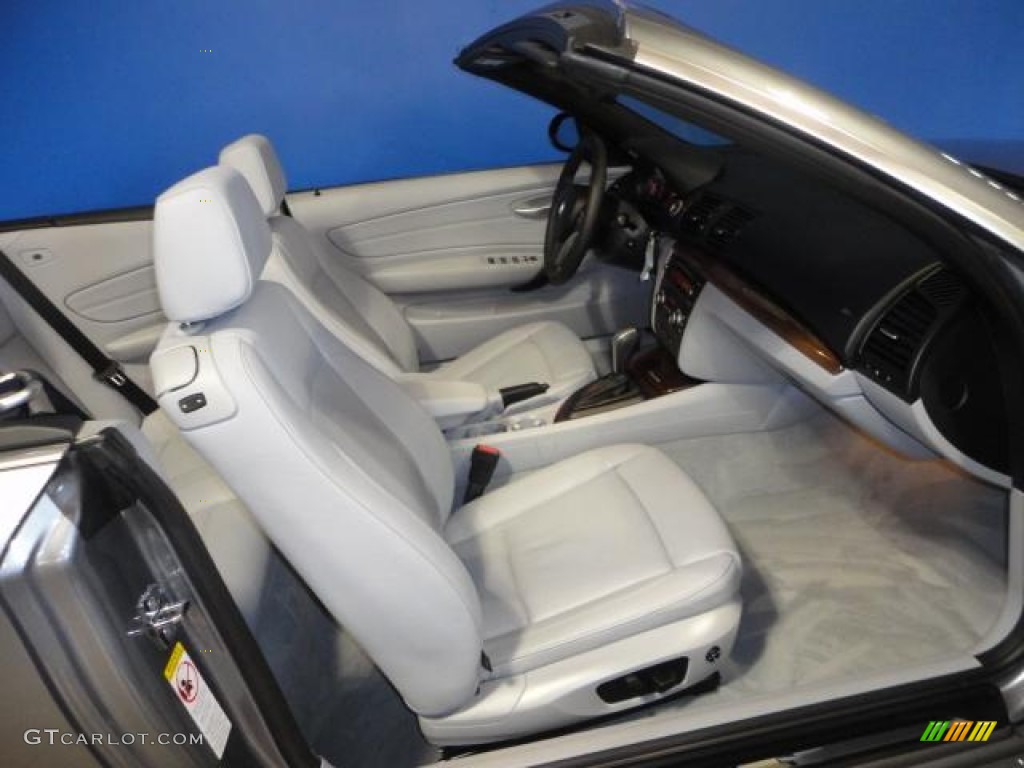 2009 1 Series 128i Convertible - Space Grey Metallic / Grey Boston Leather photo #28