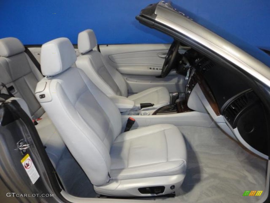 2009 1 Series 128i Convertible - Space Grey Metallic / Grey Boston Leather photo #29