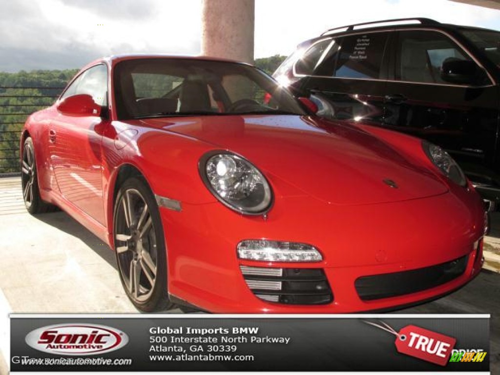 2012 911 Carrera Coupe - Guards Red / Black photo #1