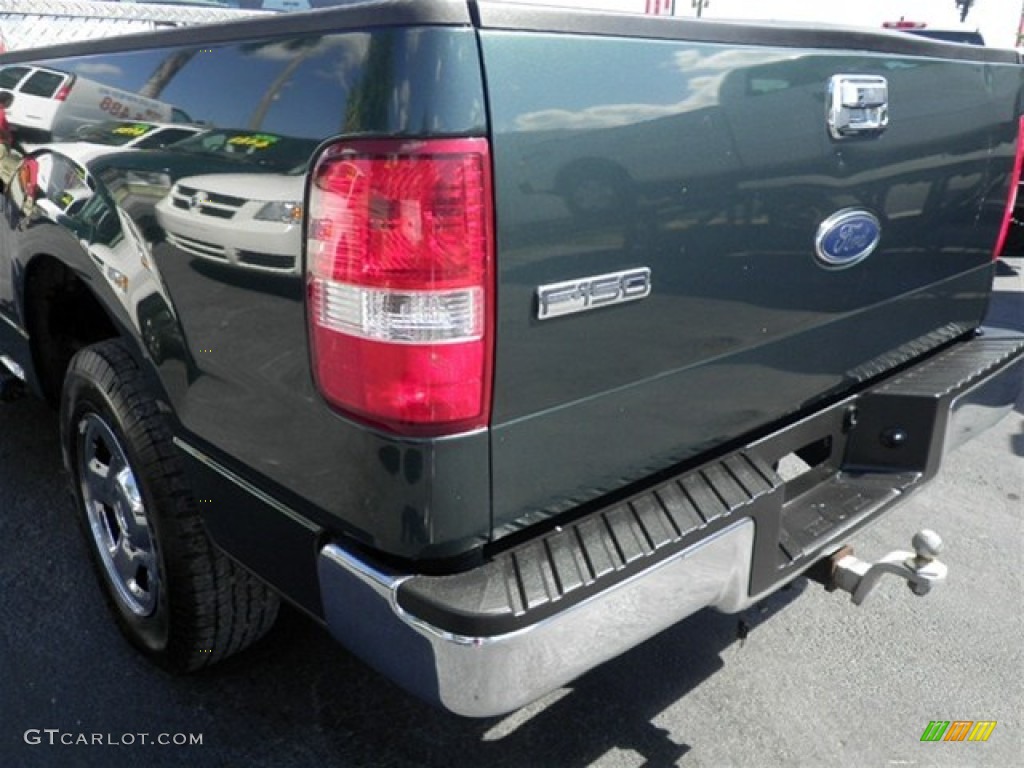 2005 F150 XLT SuperCab - Aspen Green Metallic / Tan photo #11