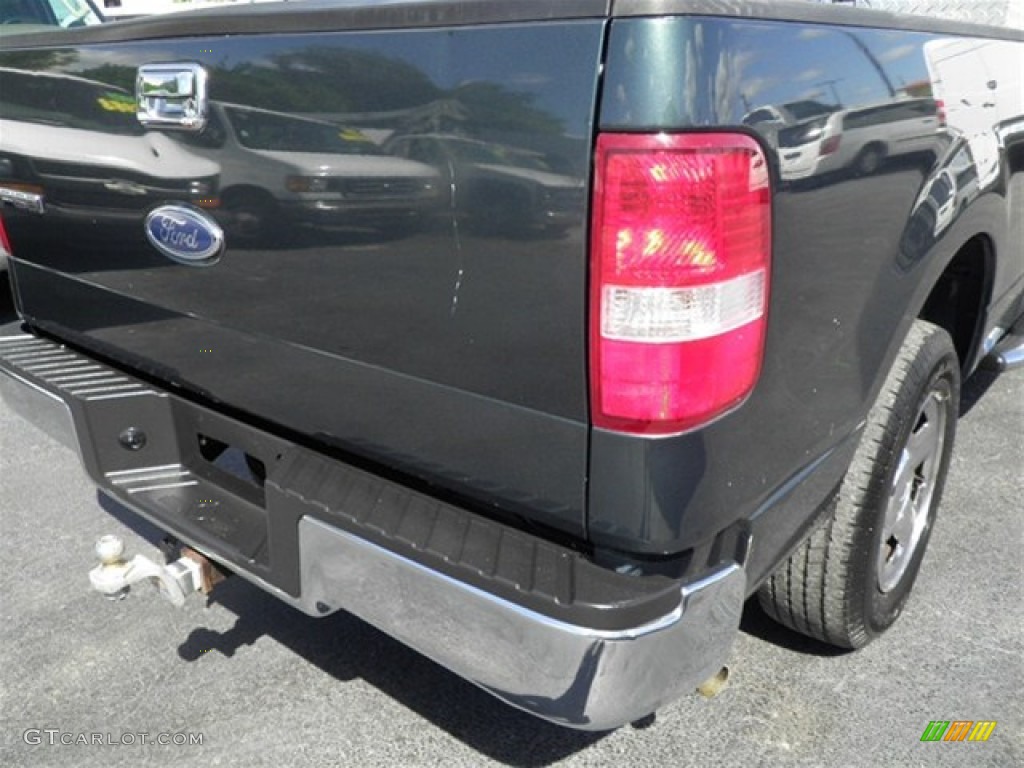 2005 F150 XLT SuperCab - Aspen Green Metallic / Tan photo #15