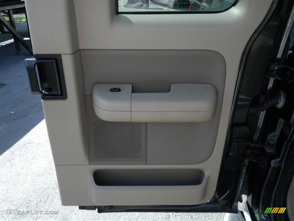 2005 F150 XLT SuperCab - Aspen Green Metallic / Tan photo #23