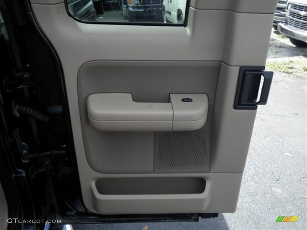 2005 F150 XLT SuperCab - Aspen Green Metallic / Tan photo #26