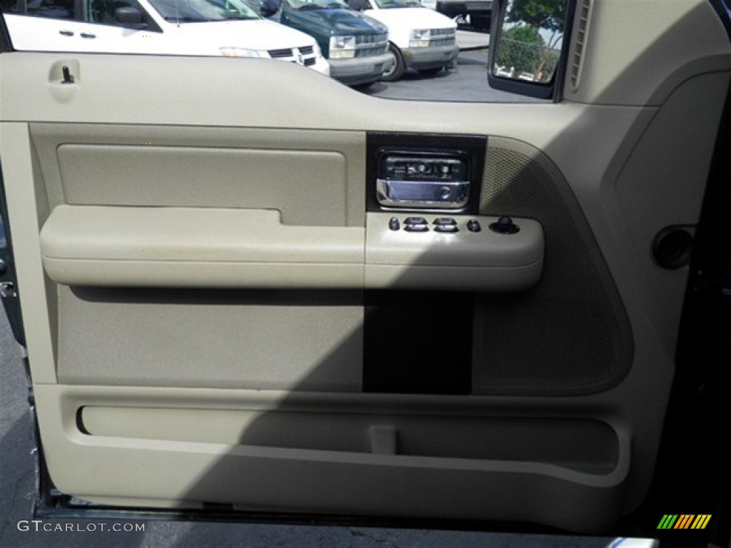 2005 F150 XLT SuperCab - Aspen Green Metallic / Tan photo #27