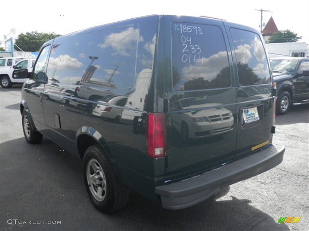 Dark Forest Green Metallic 2004 Chevrolet Astro AWD Cargo Van Exterior Photo #72203148