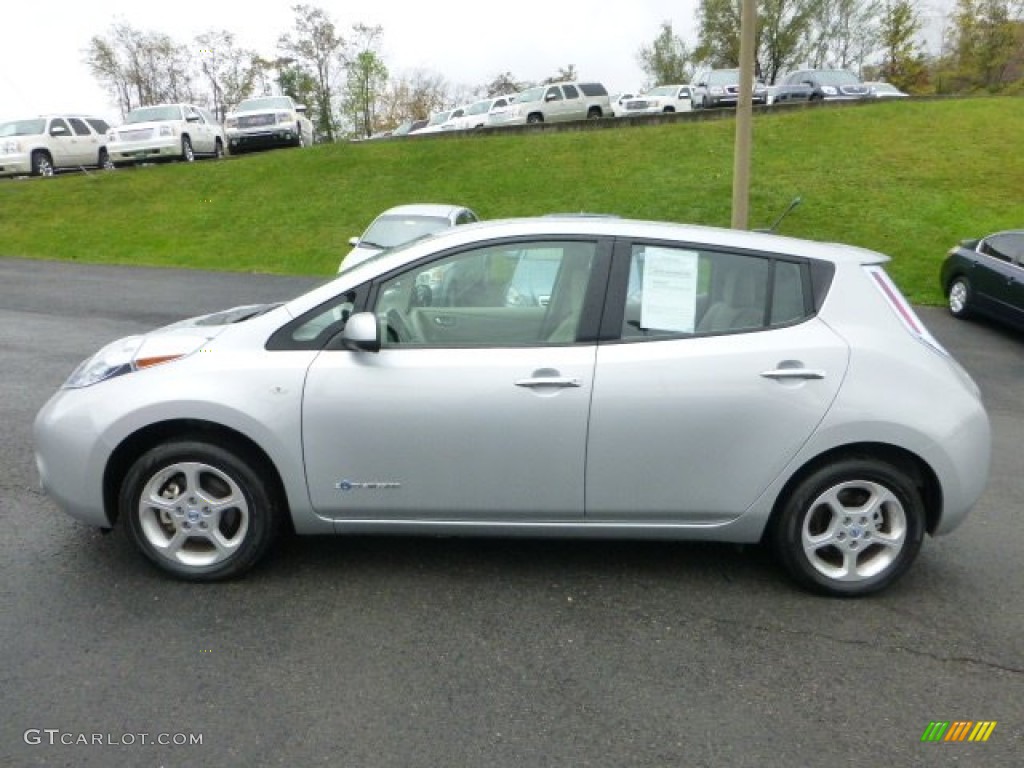 Brilliant Silver 2011 Nissan LEAF SL Exterior Photo #72204920