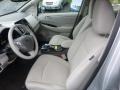 Light Gray 2011 Nissan LEAF SL Interior Color