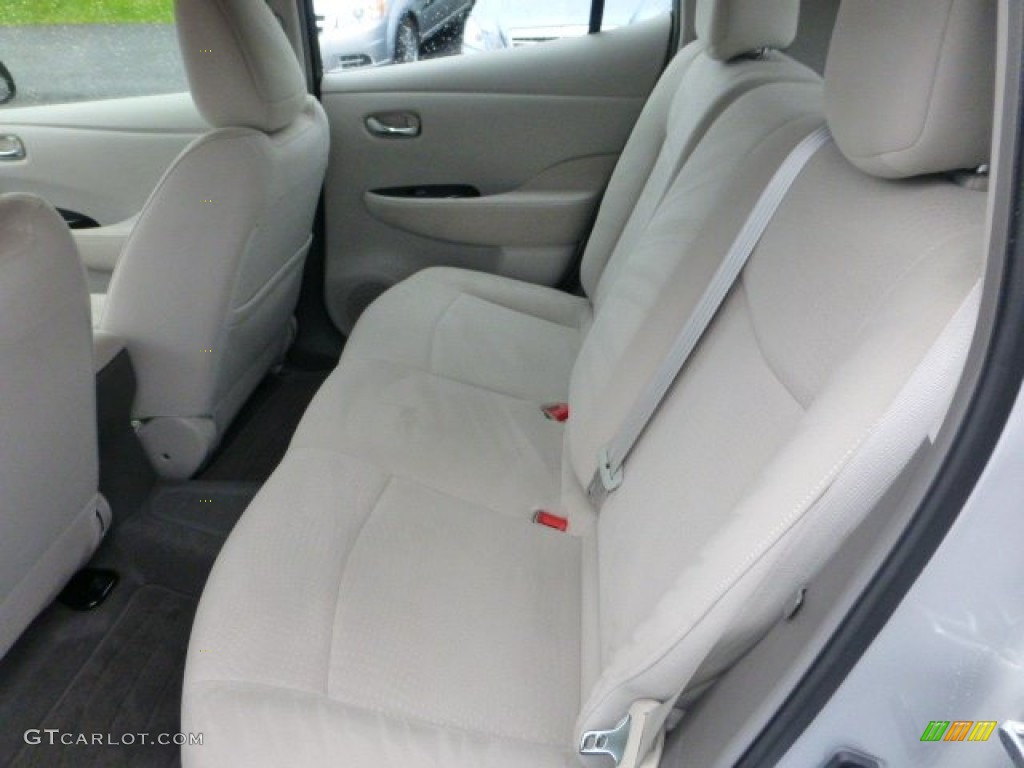 2011 Nissan LEAF SL Rear Seat Photo #72205058